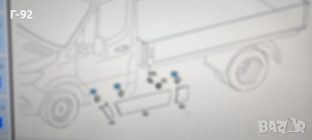 A9109910000**NEU**НОВА ОРИГИНАЛНА ЧАСТ**Mercedes-Benz**ЩИПКА ЗА ЛАЙСНА**, снимка 5 - Части - 53189824