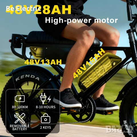 НОВО!!! Електрически FAT BIKE VOMO X90 Max 500W 48V/28AH, снимка 9 - Велосипеди - 52874685