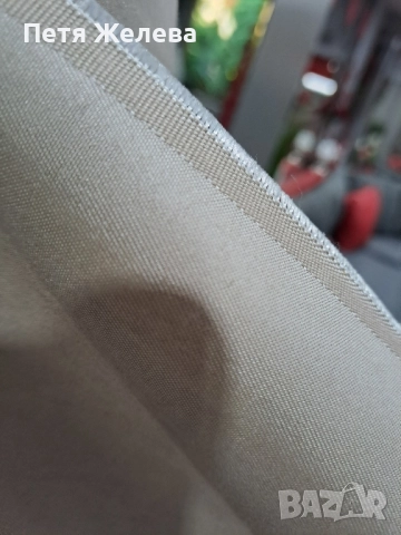 Плат в бежово (Австрия)-150см, снимка 2 - Платове и дамаски - 51600539