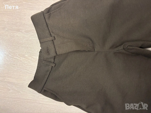 Кафяв памучен панталон , снимка 2 - Панталони - 53487933