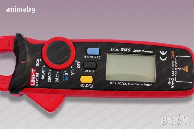 ANIMABG Амперклещи за прав и променлив ток UT210E, снимка 4 - Друга електроника - 33448497