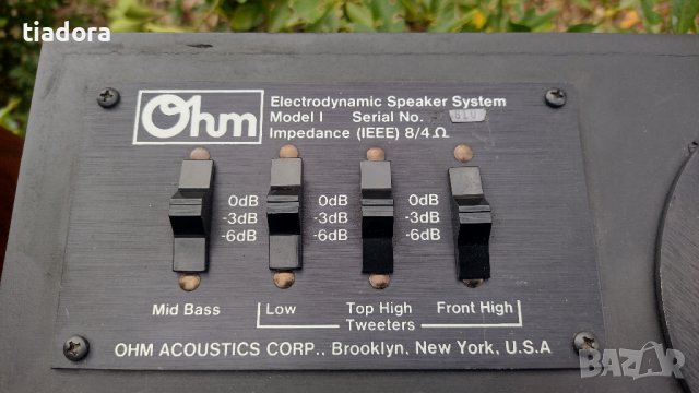 Ohm Model I , снимка 8 - Тонколони - 43688133