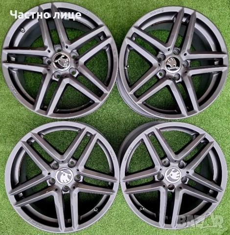 Продавам 4бр 17-ки джанти за Шкода Октавия, Супърб, Карок, Кодиак 