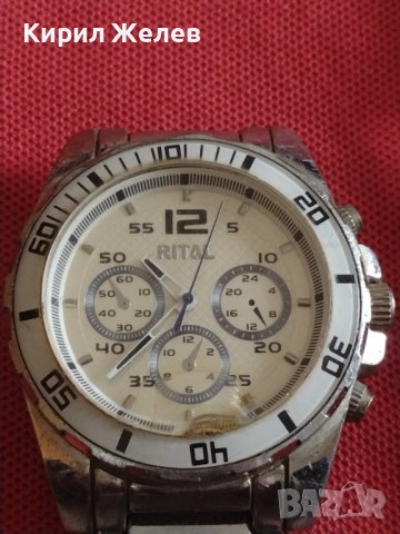 Модерен дизайн мъжки часовник RITAL QUARTZ много красив стилен дизайн 41767, снимка 4 - Мъжки - 43775452