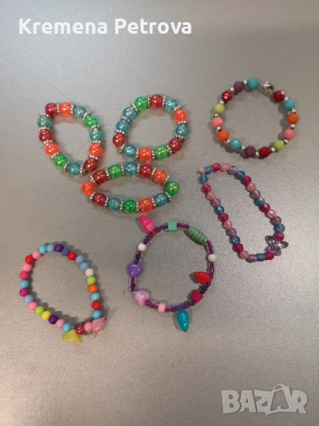 Детски комплекти герданче и гривна и комплекти с детски гривни, Пепа Пиг, Минцоните и други, снимка 6 - Други - 52371806