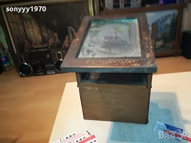 АНТИКА СТАРО ОГЛЕДАЛО С ЧЕКМЕДЖЕ 0605231929, снимка 15 - Антикварни и старинни предмети - 40612607