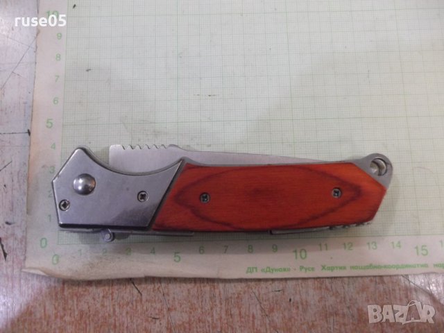 Нож полуавтоматичен сгъваем, снимка 10 - Ножове - 43687892