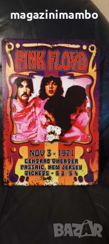 Pink Floyd-3 November 1971-метална табела(плакет)
