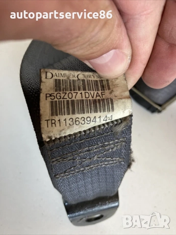 Преден ляв колан за странична седалка за Jeep Cherokee 2.8 CRD (2005), снимка 2 - Части - 53570449