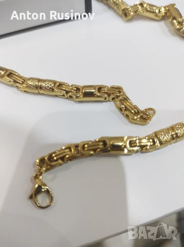 Ланец от благородна стомана., снимка 3 - Колиета, медальони, синджири - 51151427