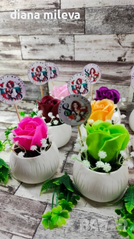 Бюджетни подаръчета със сапунени рози!!, снимка 9 - Декорация за дома - 53349312
