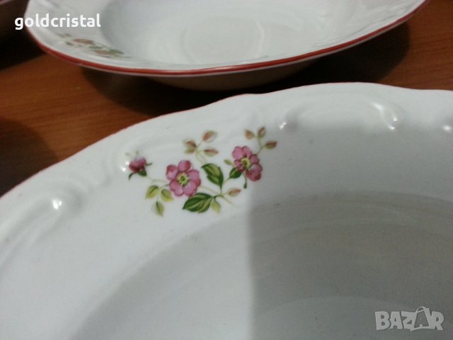 Стар български порцелан чинии дълбоки , снимка 3 - Чинии - 39815567