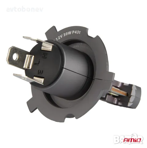 LED крушки AMIO Hybrid H4-12V-6000K к-т/2 бр./, снимка 3 - Аксесоари и консумативи - 49493182