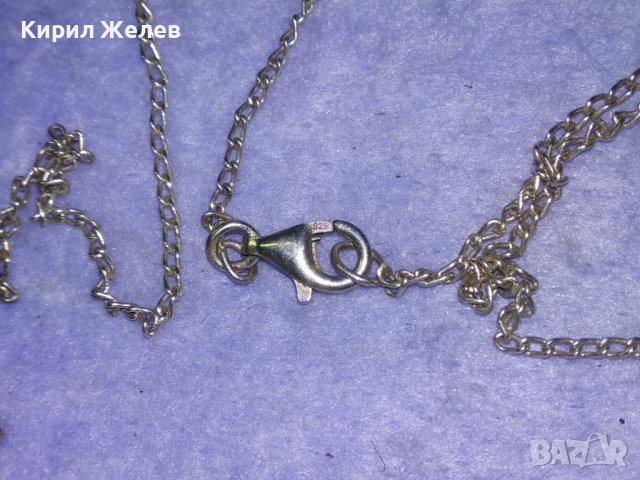 ПРЕКРАСНО ЕФИРНО СРЕБЪРНО КОЛИЕ СРЕБРО 925 ФИНА БИЖУТЕРСКА МАЙСТРОСКА ИЗРАБОТКА 40023, снимка 11 - Колиета, медальони, синджири - 43221561