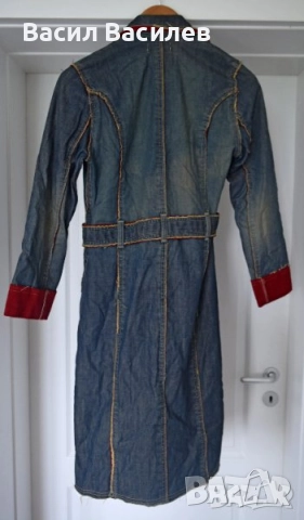 Дамска дънково манто Bogart Sister, снимка 3 - Палта, манта - 51932414