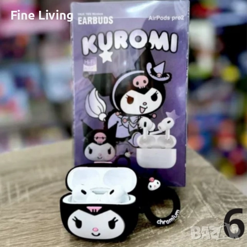 Безжични слушалки AirPods Pro с калъфче с дизайн на анимационни герои, снимка 4 - Други - 52170356