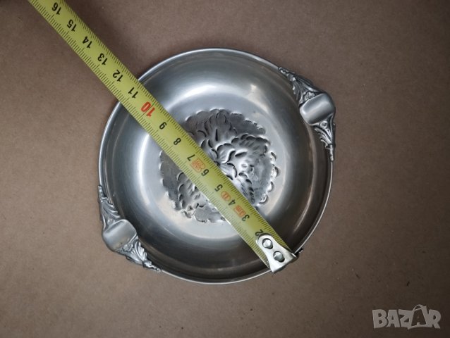 Посребрен пепелник арт деко, снимка 2 - Други ценни предмети - 43350092