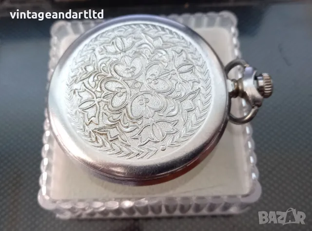 Колекционерски джобен часовник Молния, Мълния за слепи, работи, снимка 6 - Антикварни и старинни предмети - 47410149