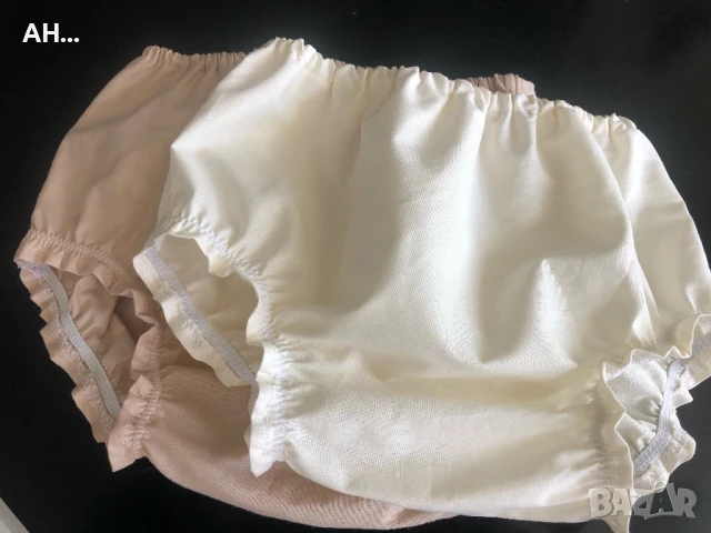  Бели Бебешки памперс гащички, снимка 12 - Бебешки рокли - 41307379