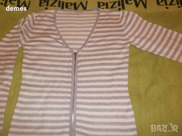 Машинно плетена блуза с цип MARC Lauge, размеp S, снимка 9 - Блузи с дълъг ръкав и пуловери - 37889998