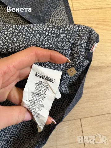 Мъжка риза Napapijri. Размер S, снимка 5 - Ризи - 50318922