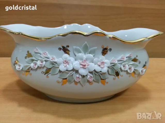 Стар руски порцелан купа фруктиера 