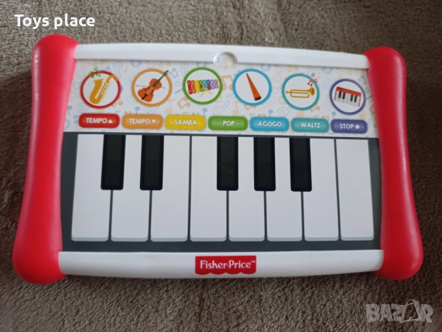 Детско пиано Fisher price , снимка 2 - Музикални играчки - 53562487