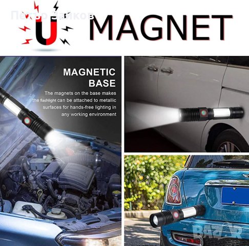  фенер REHKITTZ Акумулаторни (включително 2500mAh батерия) , снимка 6 - Друга електроника - 40818116