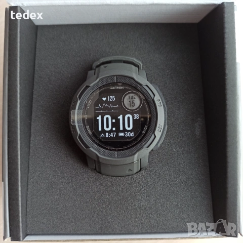 Garmin Instinct 2, Rugged Outdoor Watch with GPS, Multi-GNSS Support, Trackback Routing, Graphite, снимка 2 - Смарт часовници - 53527854