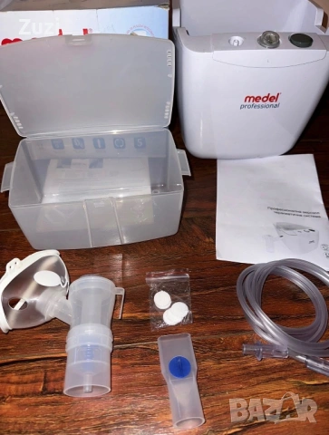 Професионален инхалатор с 2 маски и накрайници за всички възрасти, снимка 3 - Други - 53402097