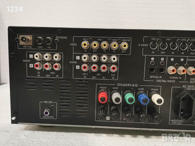 5+1-канален Усилвател HARMAN KARDON AVR 2550 2 x 110w с дистанционно домашно кино, снимка 6 - Ресийвъри, усилватели, смесителни пултове - 44876222