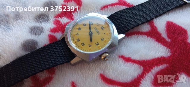 Стар Руски механичен часовник Ракета за слепи хора , снимка 3 - Антикварни и старинни предмети - 52630343