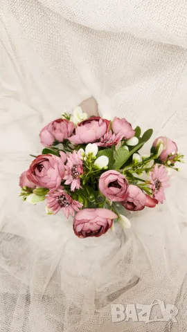 Топиарий декоративни цветя ръчна изработка, снимка 14 - Декорация за дома - 49424706