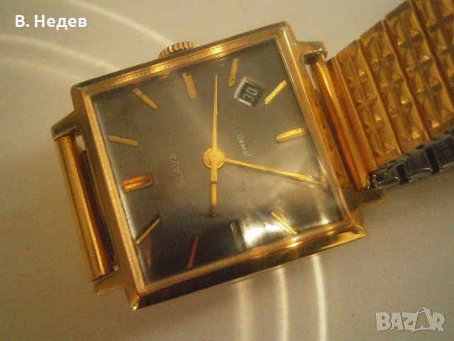 SLAVA, 21 jewels, made in USSR, Au 20! TOP!, снимка 2 - Мъжки - 44115524
