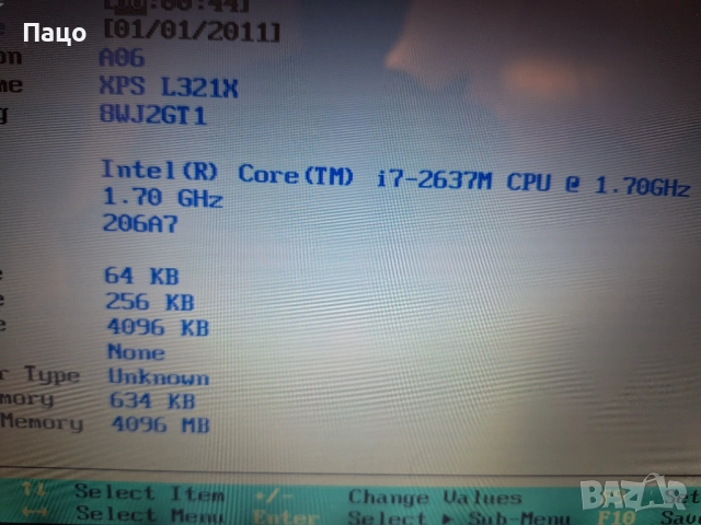 dell xps 13 l321x motherboard, снимка 10 - Части за лаптопи - 52595627