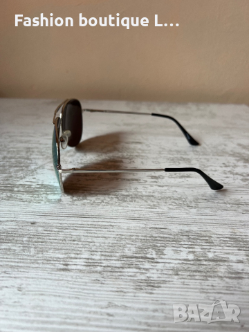 Зелени слънчеви очила със сребърни рамки 😎, снимка 3 - Слънчеви и диоптрични очила - 44900158