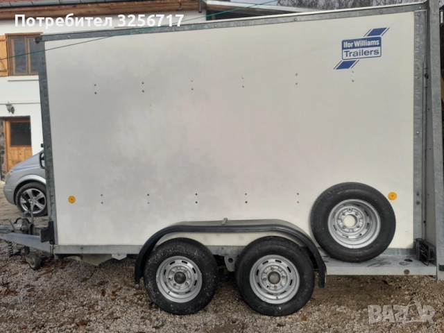 Затворено Ремарке 2700кг. Ифор Уилямс Iford Williams. Модел BV105G, снимка 5 - Ремаркета - 52806634