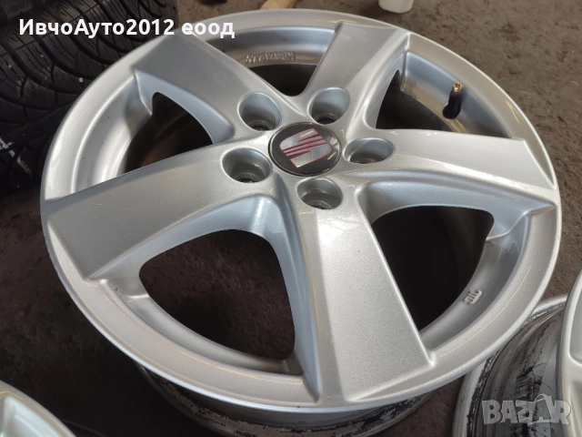 Алуминиеви джанти 15 Seat leon vw skoda audi, снимка 3 - Гуми и джанти - 52141770
