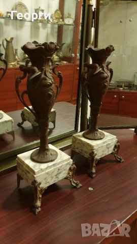 Антикварни френски вази , снимка 3 - Антикварни и старинни предмети - 38115190