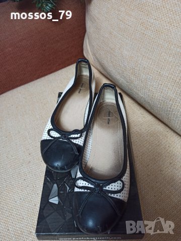 Дамски обувки "балерини" с ток, снимка 3 - Дамски обувки на ток - 43732968