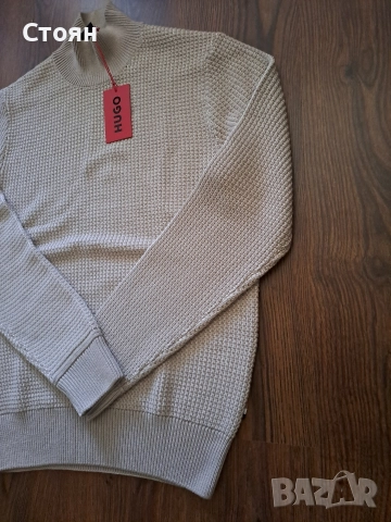 Hugo Boss H-Emaurelio Поло Пуловер, снимка 4 - Пуловери - 52020496