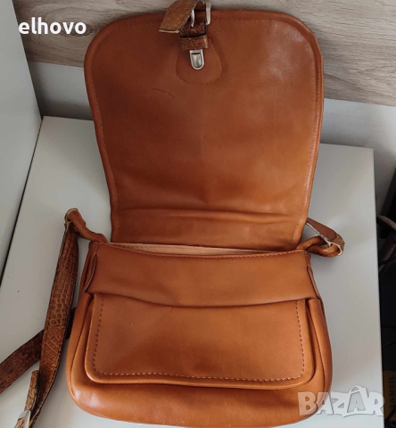 Ретро дамска чанта от крокодилска кожа, снимка 4 - Антикварни и старинни предмети - 44858079