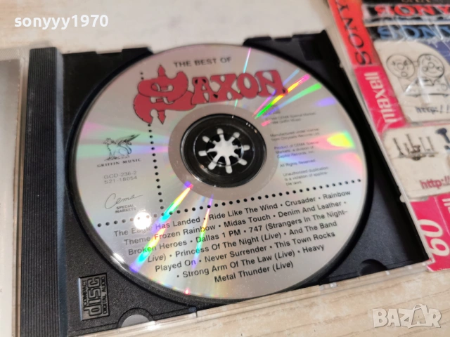 SAXON CD 3001261525, снимка 17 - CD дискове - 53284533
