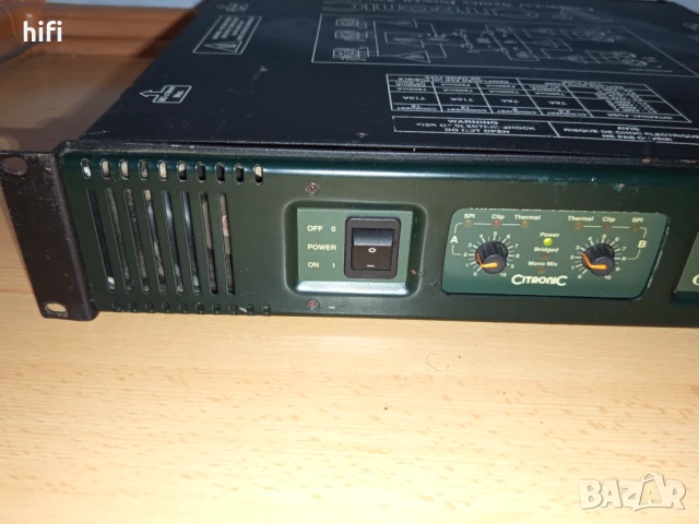 Профи крайно стъпало Citronic Conquest V9 2х450w, снимка 2 - Ресийвъри, усилватели, смесителни пултове - 51144144