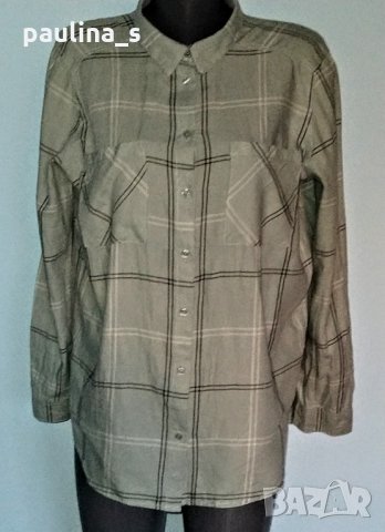 Памучна риза DEVIDED by "Н&М" / голям размер, снимка 2 - Ризи - 26603701