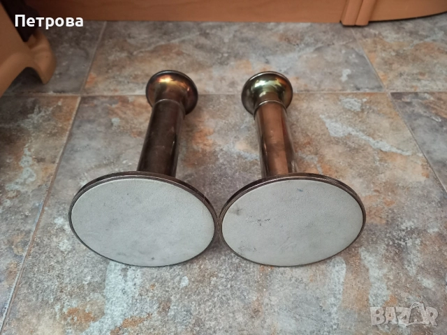 Два посребрени свещника , снимка 5 - Декорация за дома - 52003965