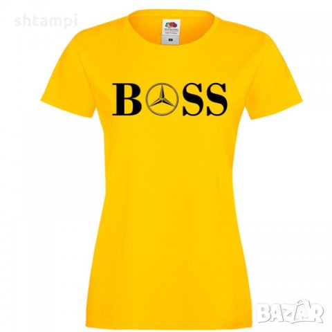 Дамска тениска Mercedes BOSS, снимка 2 - Тениски - 32849857