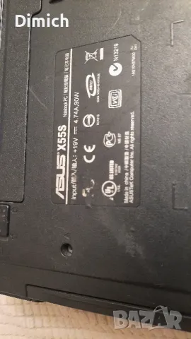 Лаптоп Asus X55S, снимка 5 - Части за лаптопи - 48224907