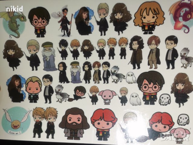 Хари Потър harry potter Tattoo татос татуировка временна детска голям лист татоси татуси, снимка 2 - Други - 35078357