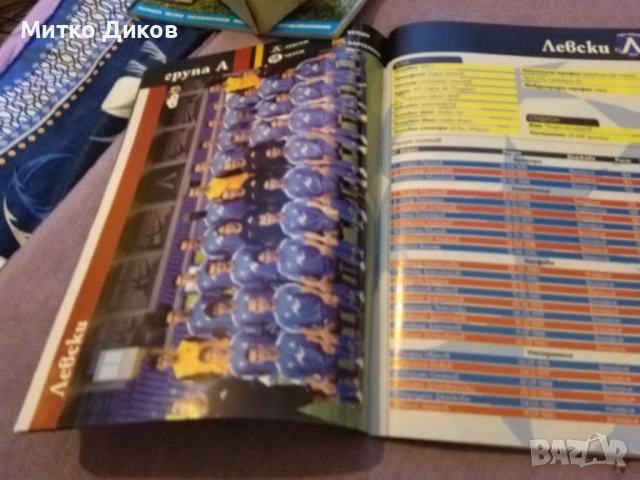 Дон Балон 2006г-илюстровано издание справочник рядък за участието на Левски в Шамп.лига, снимка 13 - Футбол - 52710638